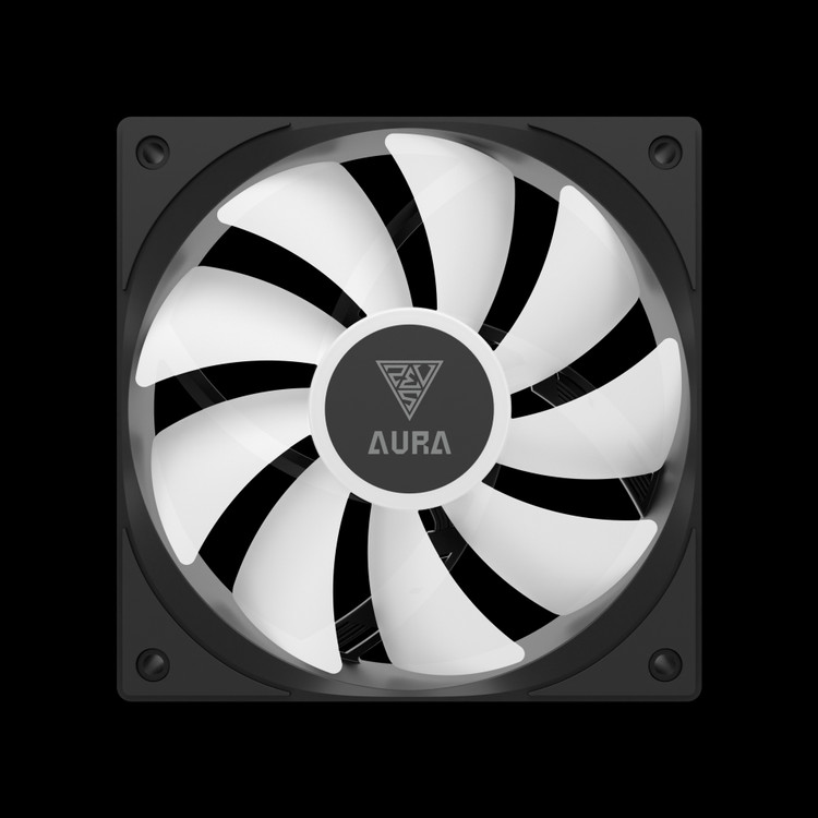 فن خنک کننده پردازنده گیم دیاس مدل GAMDIAS AURA GL240 V2 WH