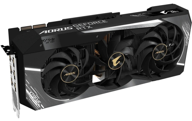 کارت گرافیک استوک گیگابایت مدل Gigabyte Aorus RTX3090 Xtreme 24GB