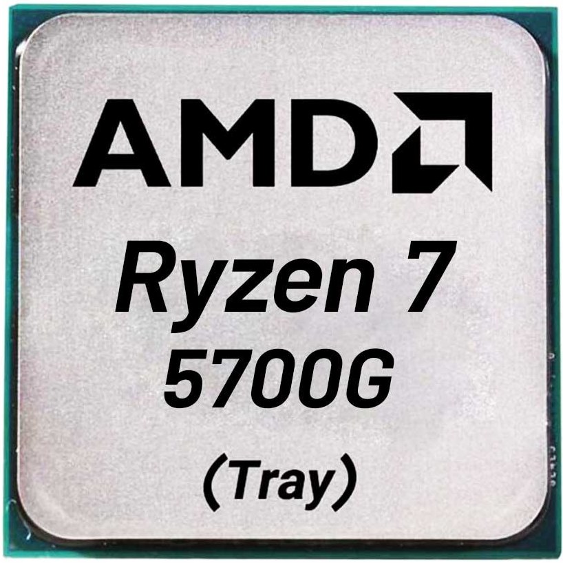 پردازنده ای مرکزی ام دی مدل AMD Ryzen 7 5700G Tray