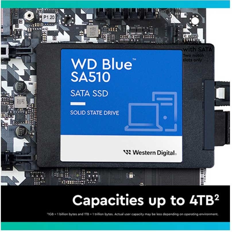 اس اس دی وسترن دیجیتال مدل Western Digital BLUE SA510 4TB SATA SSD