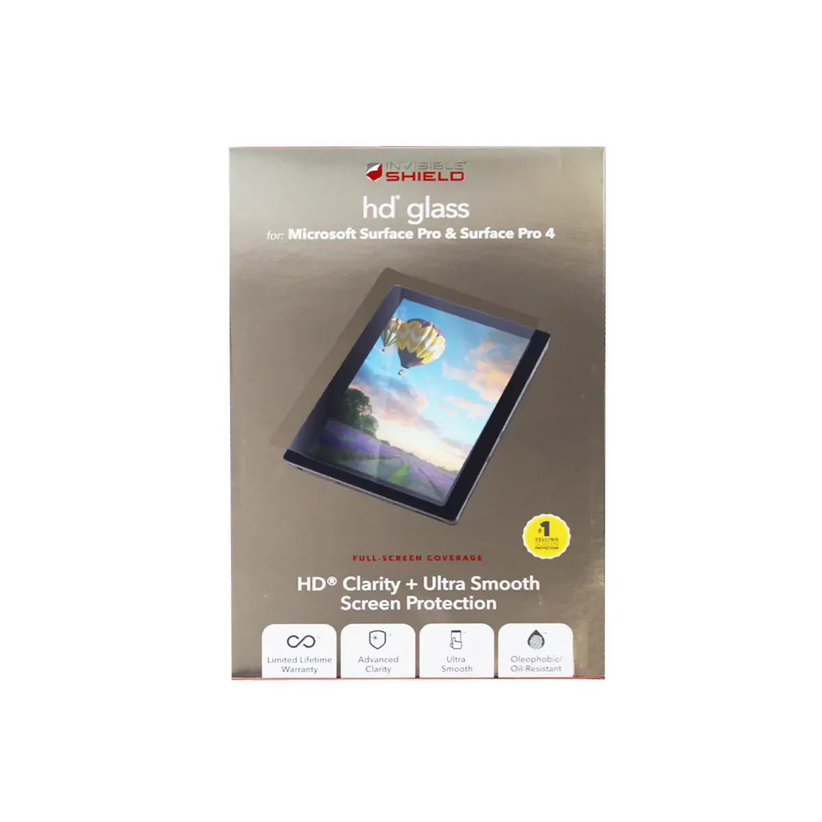 گلس صفحه نمایش سرفیس پرو (4 تا 7) مدل HD GLASS برند Microsoft ZAGG