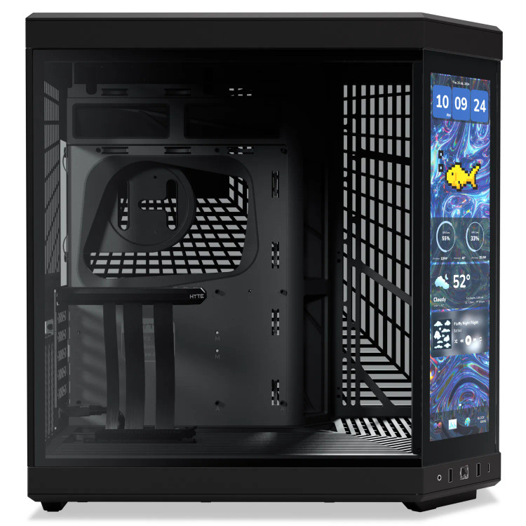 کیس هایت مدل HYTE Y70 Touch Infinite Pitch Black