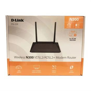 مودم روتر بی سیم ADSL2+/VDSL2 دی لینک مدل DSL-224 NEW