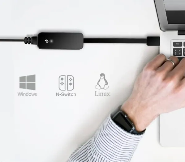تبدیل پورت USB به پورت LAN تی پی لینک مدل UE306
