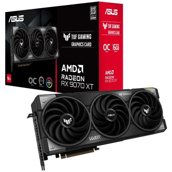 کارت گرافیک ایسوس مدل ASUS TUF Gaming RX 9070 XT 16GB OC