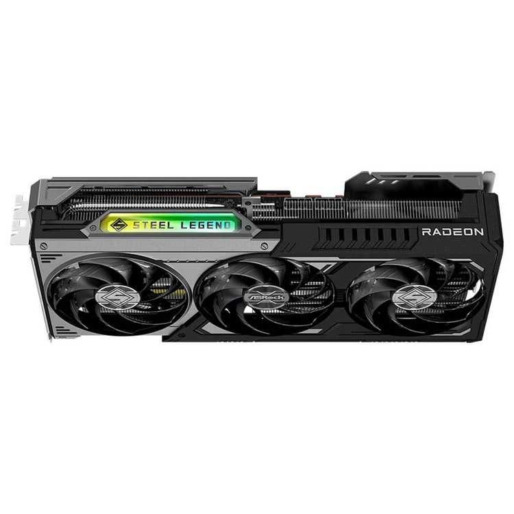 کارت گرافیک ازراک مدل ASROCK Radeon RX 9070 XT Steel Legend Dark 16GB