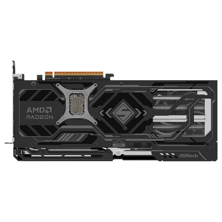 کارت گرافیک ازراک مدل ASROCK Radeon RX 9070 XT Steel Legend Dark 16GB