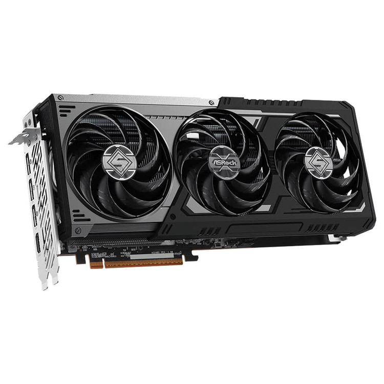 کارت گرافیک ازراک مدل ASROCK Radeon RX 9070 XT Steel Legend Dark 16GB