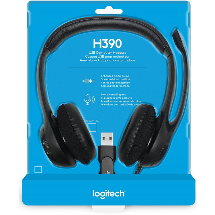 هدست لاجیتک مدل LOGITECH H390 Wired Headset