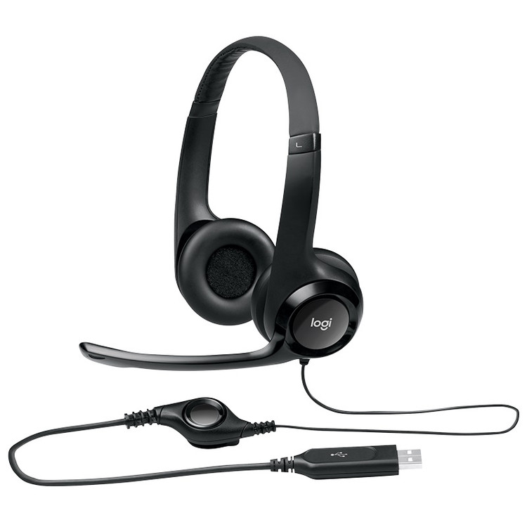 هدست لاجیتک مدل LOGITECH H390 Wired Headset