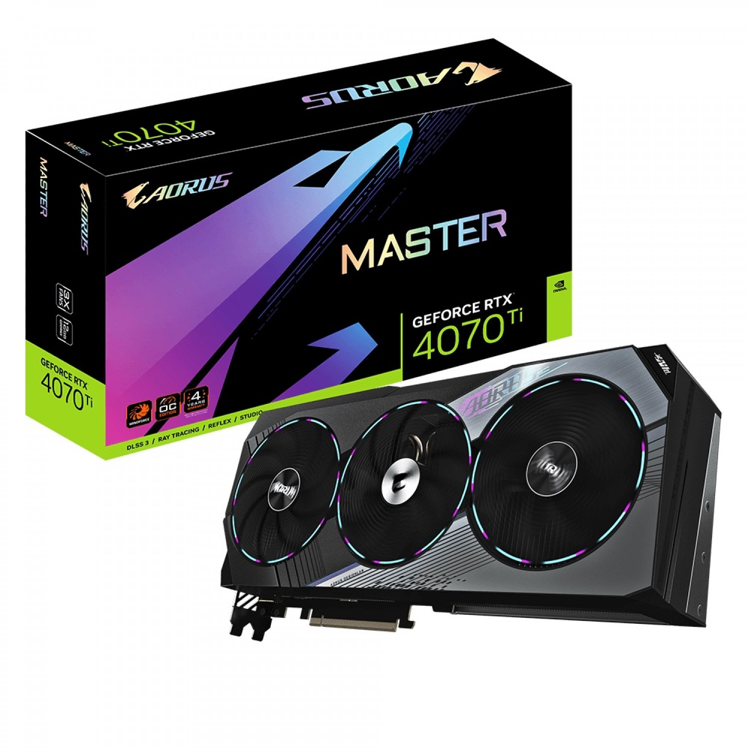 کارت گرافیک آروس مدل RTX 4070 Ti MASTER
