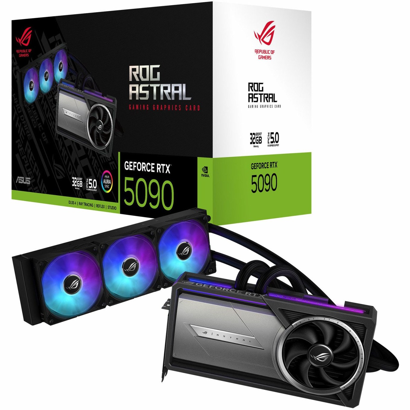 کارت گرافیک ایسوس مدل ASUS ROG ASTRAL RTX 5090 LC OC 32GB