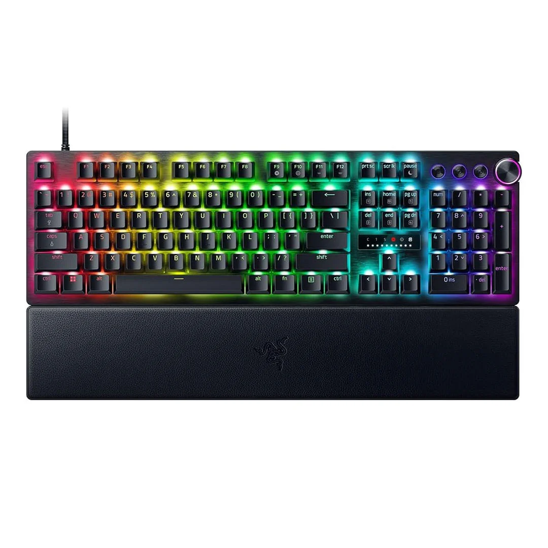 کیبورد گیمینگ ریزر مدل Razer Huntsman V3 Pro Tenkeyless Analog