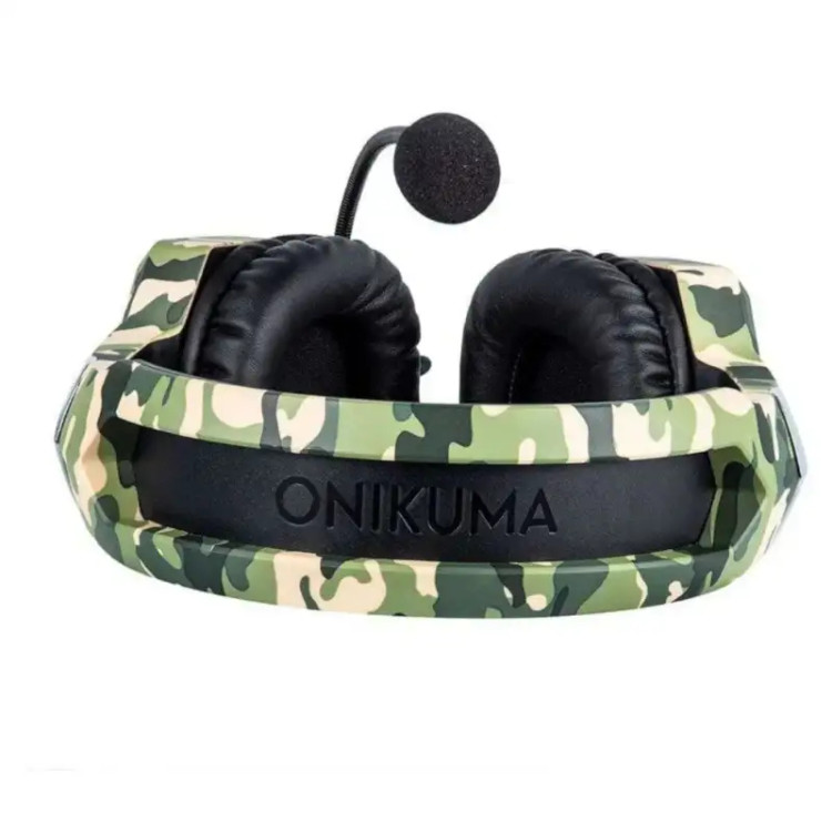 هدست اونیکوما مدل Onikuma K8 Camo Wired Green