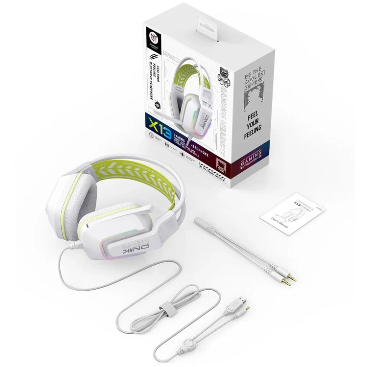 هدست اونیکوما مدل Onikuma X13 Wired White