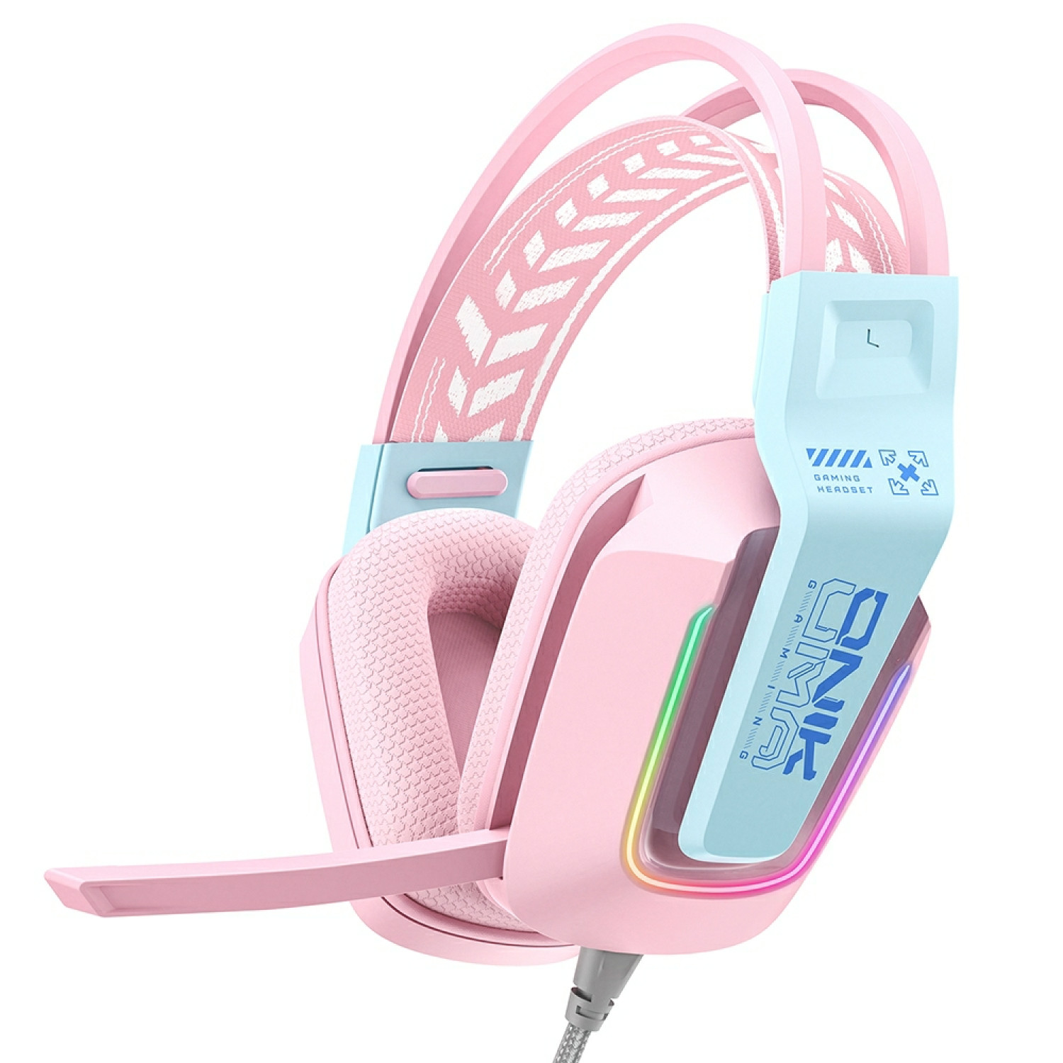 هدست اونیکوما مدل Onikuma X13 Wired Pink