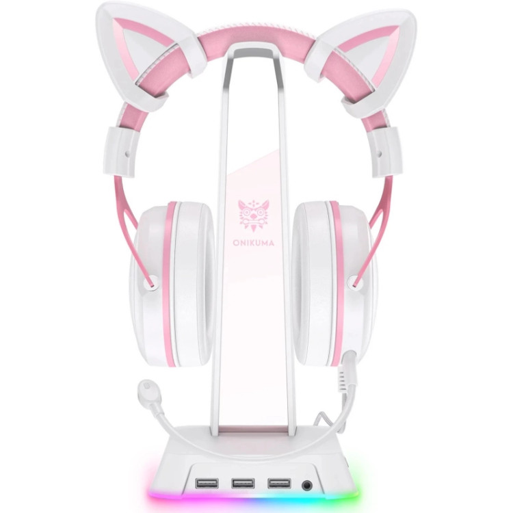 پایه نگهدارنده هدست اونیکوما مدل Onikuma ST2 White