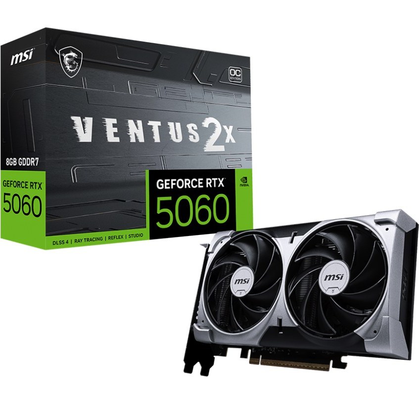 کارت گرافیک ام اس ای مدل MSI RTX 5060 VENTUS 2X OC 8GB