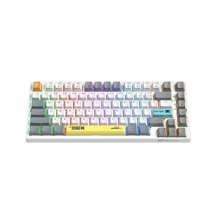 کیبورد اونیکوما مدل Onikuma G58 Wired White