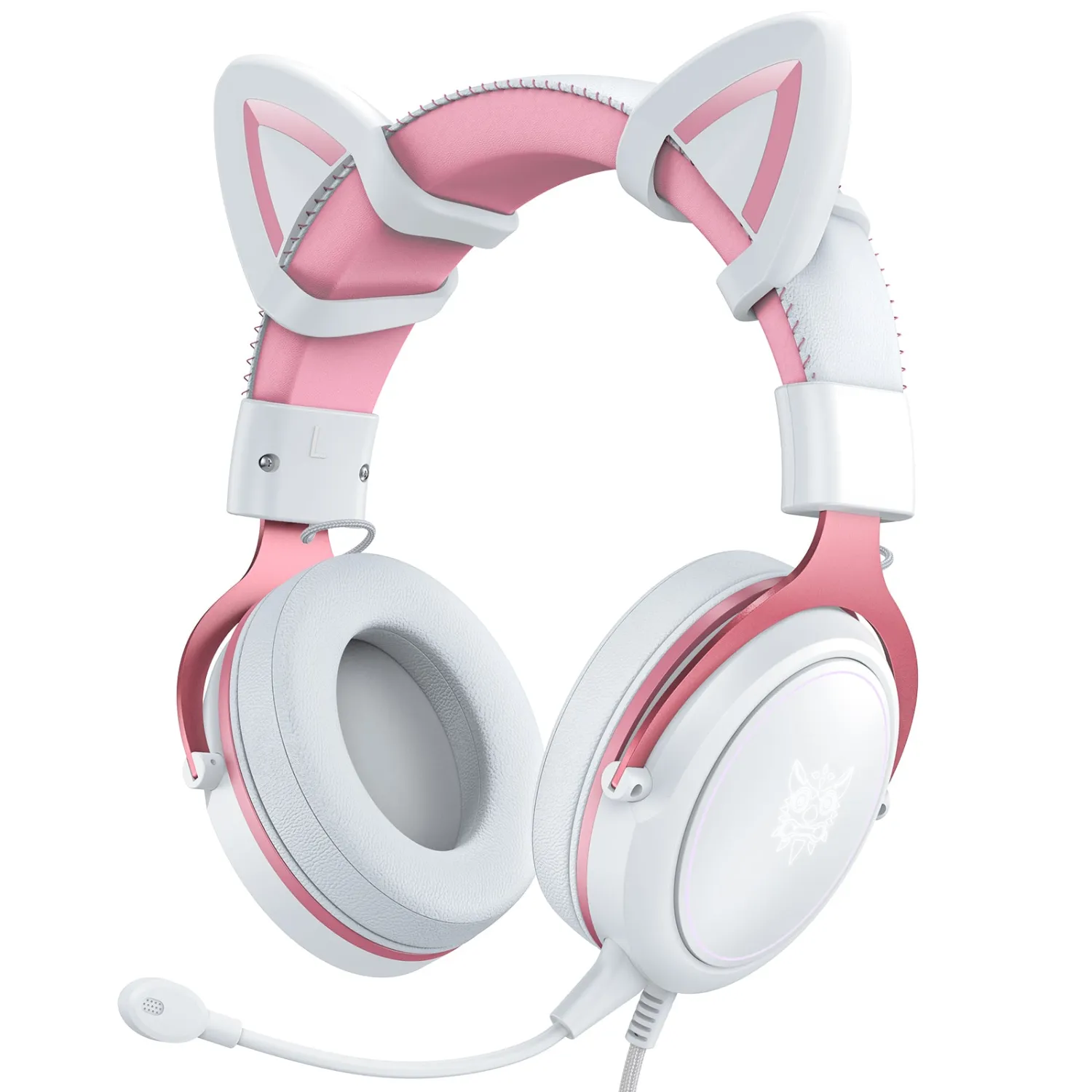 هدست اونیکوما مدل Onikuma X10 Wired White Pink
