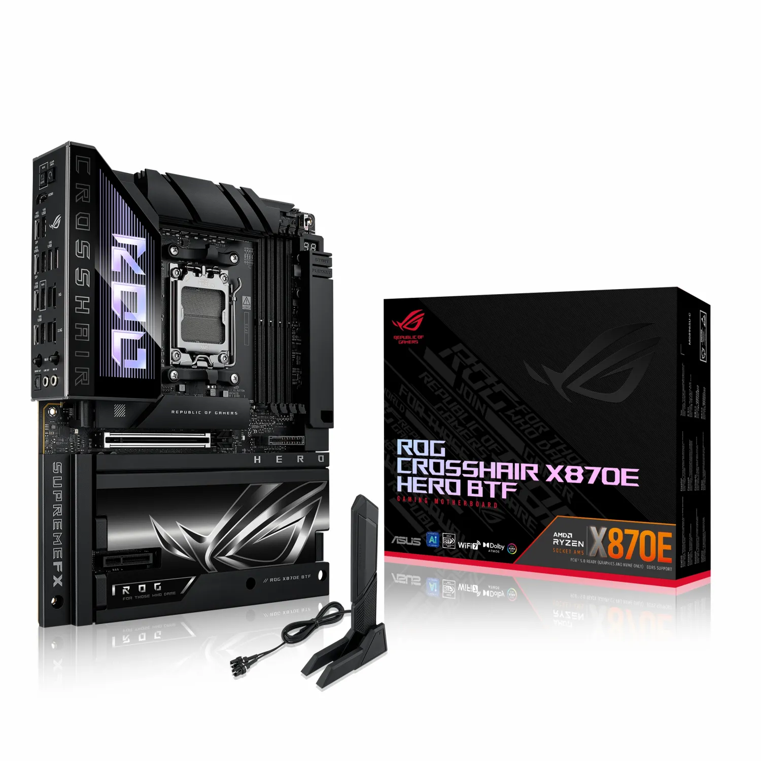 مادربرد ایسوس مدل ASUS ROG CROSSHAIR X870E HERO BTF WIFI DDR5