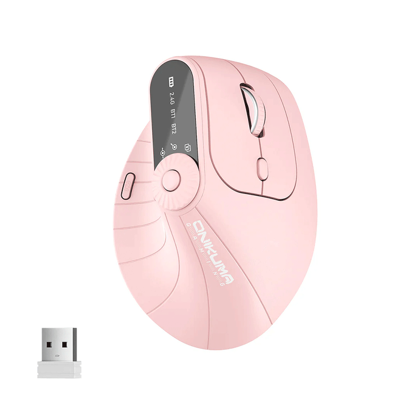 موس اونیکوما مدل Onikuma CW932 Wireless Pink