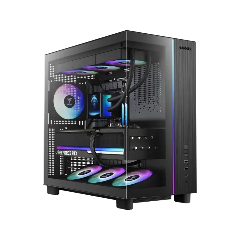 کیس گیم دیاس مدل GAMDIAS ATLAS M4 Black