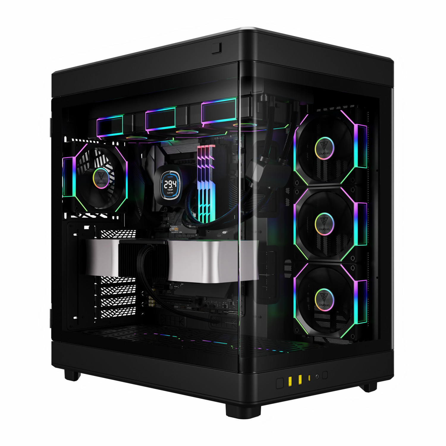 کیس گیم دیاس مدل GAMDIAS NESO P1 PRO Black