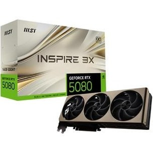 کارت گرافیک ام اس ای مدل MSI RTX 5080 INSPIRE 3X OC 16GB