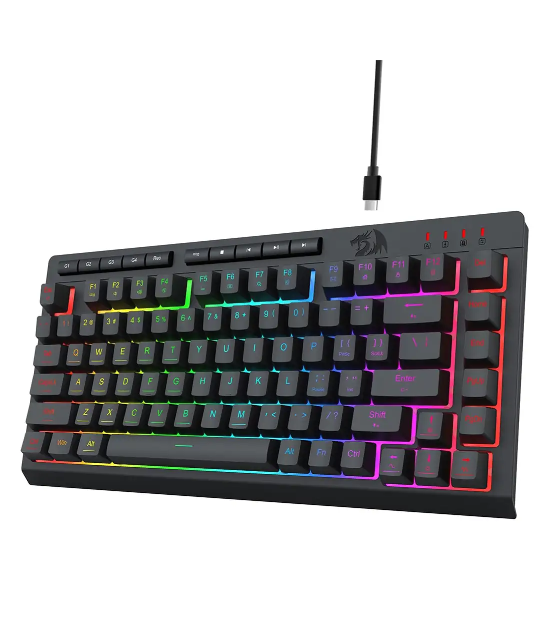 کیبورد ردراگون مدل Redragon Crescent K524 Pro Black
