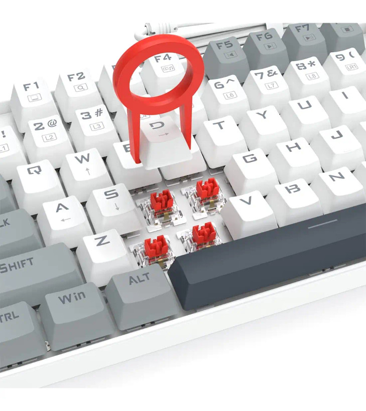 کیبورد ردراگون مدل Redragon Kumara K552 WGL