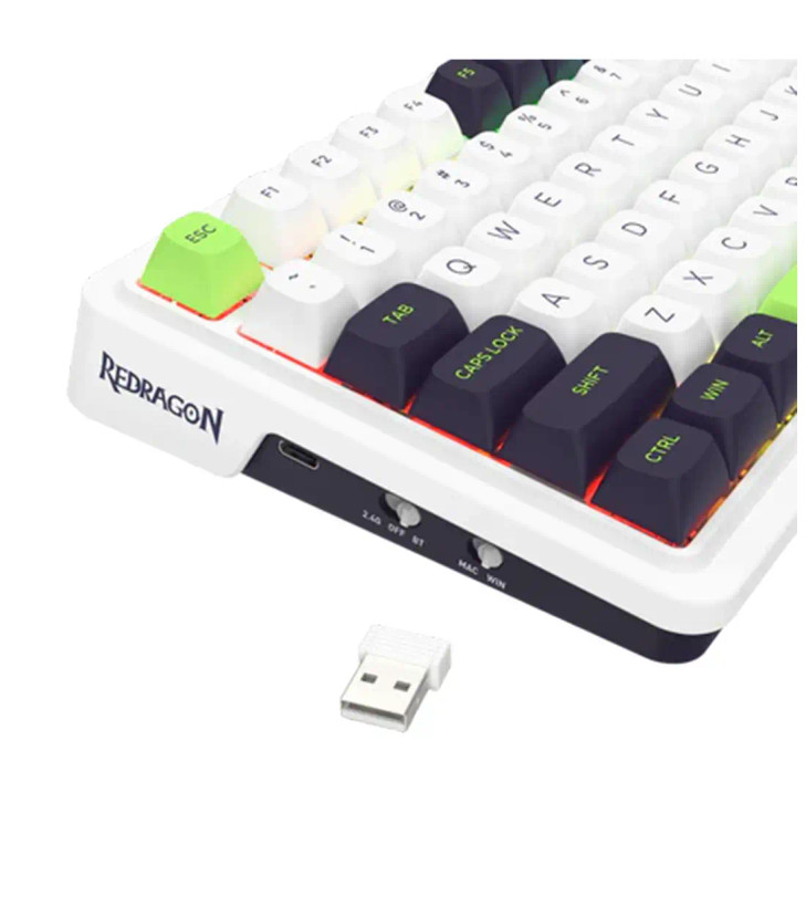 کیبورد ردراگون مدل Redragon EISA K686 WBG PRO