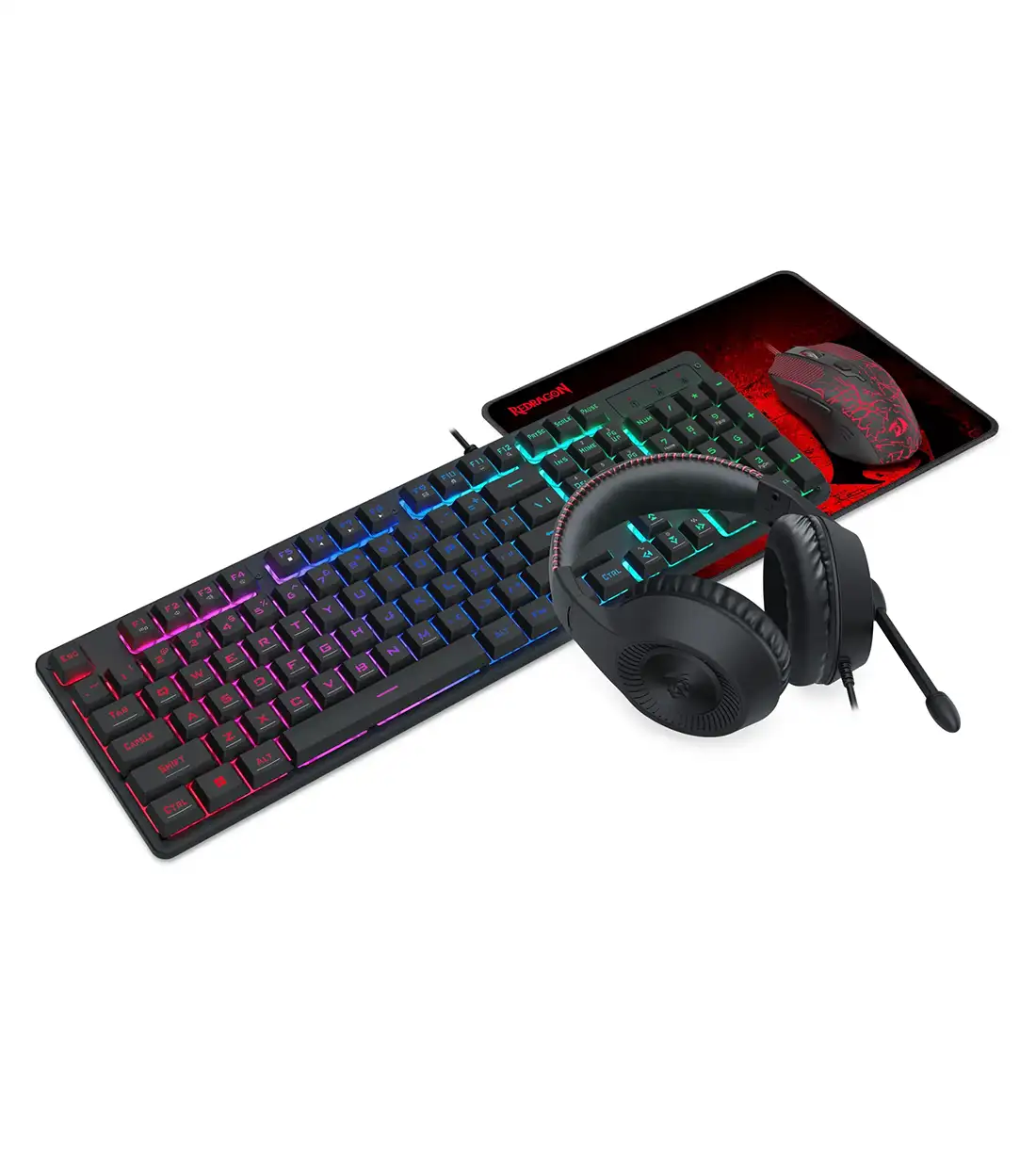 باندل ردراگون مدل Redragon Essentials S107P-BA