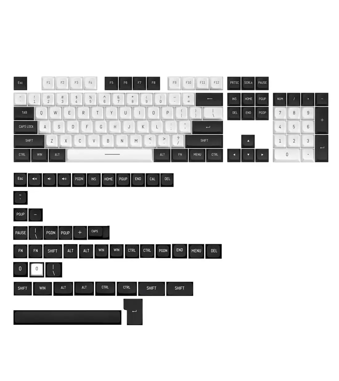 کلید کیبورد مکانیکال ردراگون مدل Redragon A132 CSA PBT