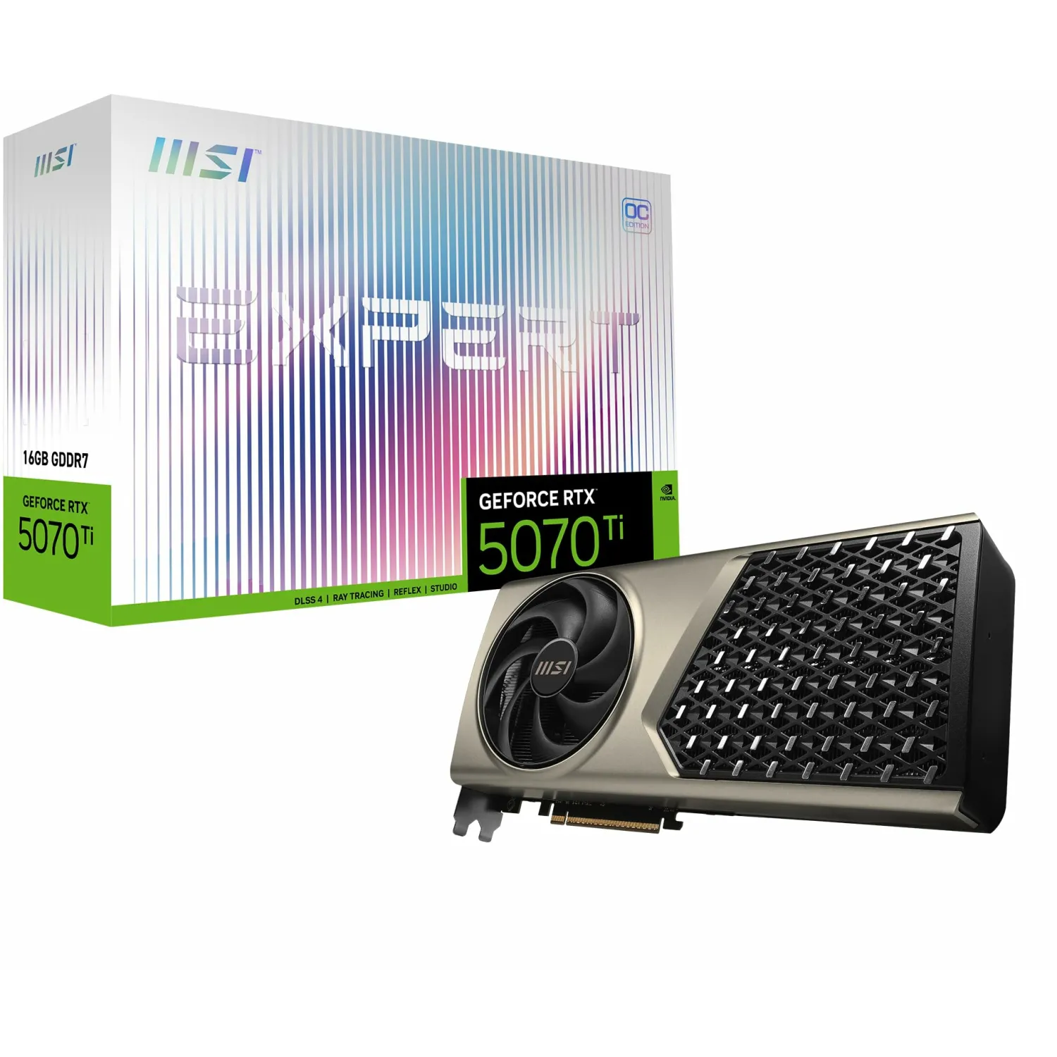 کارت گرافیک ام اس ای مدل MSI RTX 5070 TI EXPERT OC 16GB