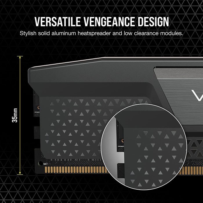 رم کورسیر مدل VENGEANCE 64GB 32GB×2 6000MHz CL40 DDR5