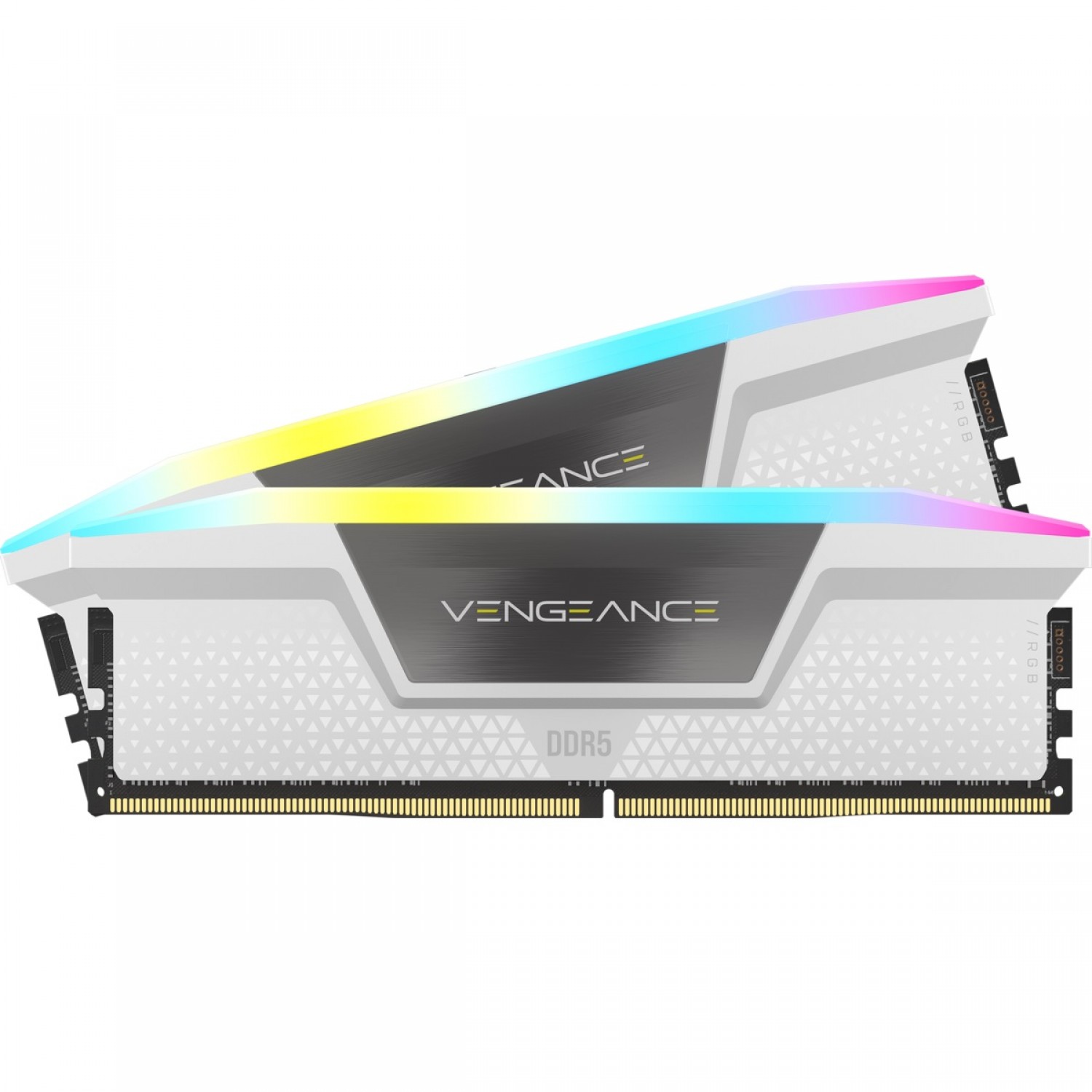 رم کورسیر مدل CORSAIR VENGEANCE RGB 32GB Dual 5200Mhz White