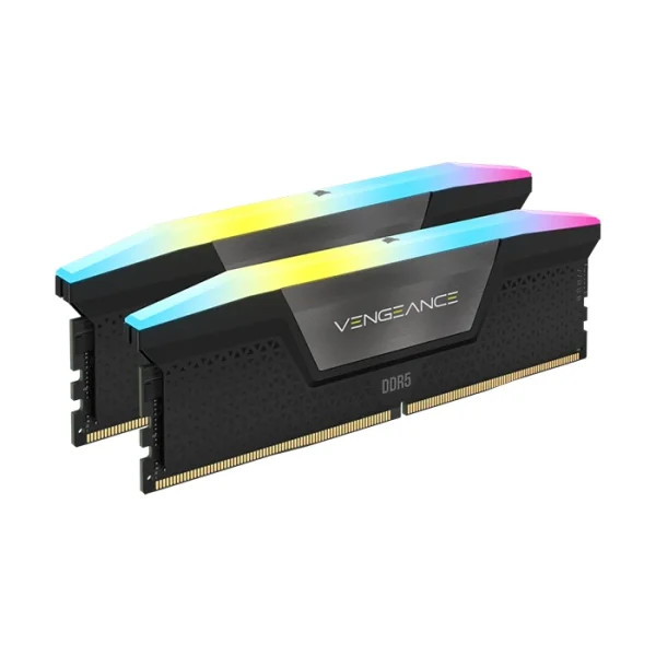 رم کورسیر مدل CORSAIR VENGEANCE 32GB 16GB×2 5600MHz CL40 DDR5 RGB