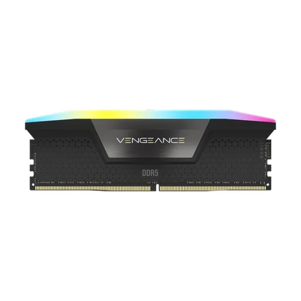 رم کورسیر مدل CORSAIR VENGEANCE RGB 32GB Dual 6600Mhz BLACK