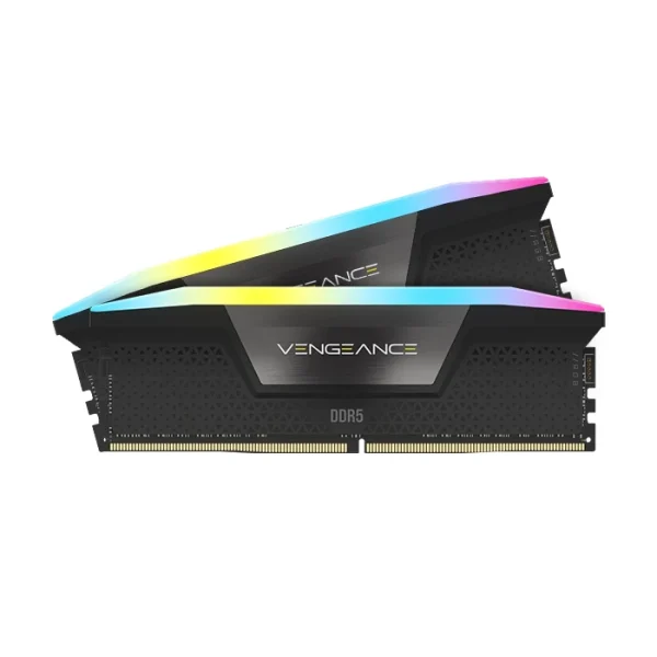 رم کورسیر مدل CORSAIR VENGEANCE RGB 32GB Dual 6600Mhz BLACK