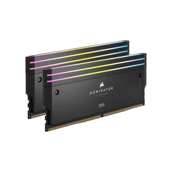 رم کورسیر مدل CORSAIR DOMINATOR TITANIUM 32GB(16GBx2) 7000Mhz RGB BLACK