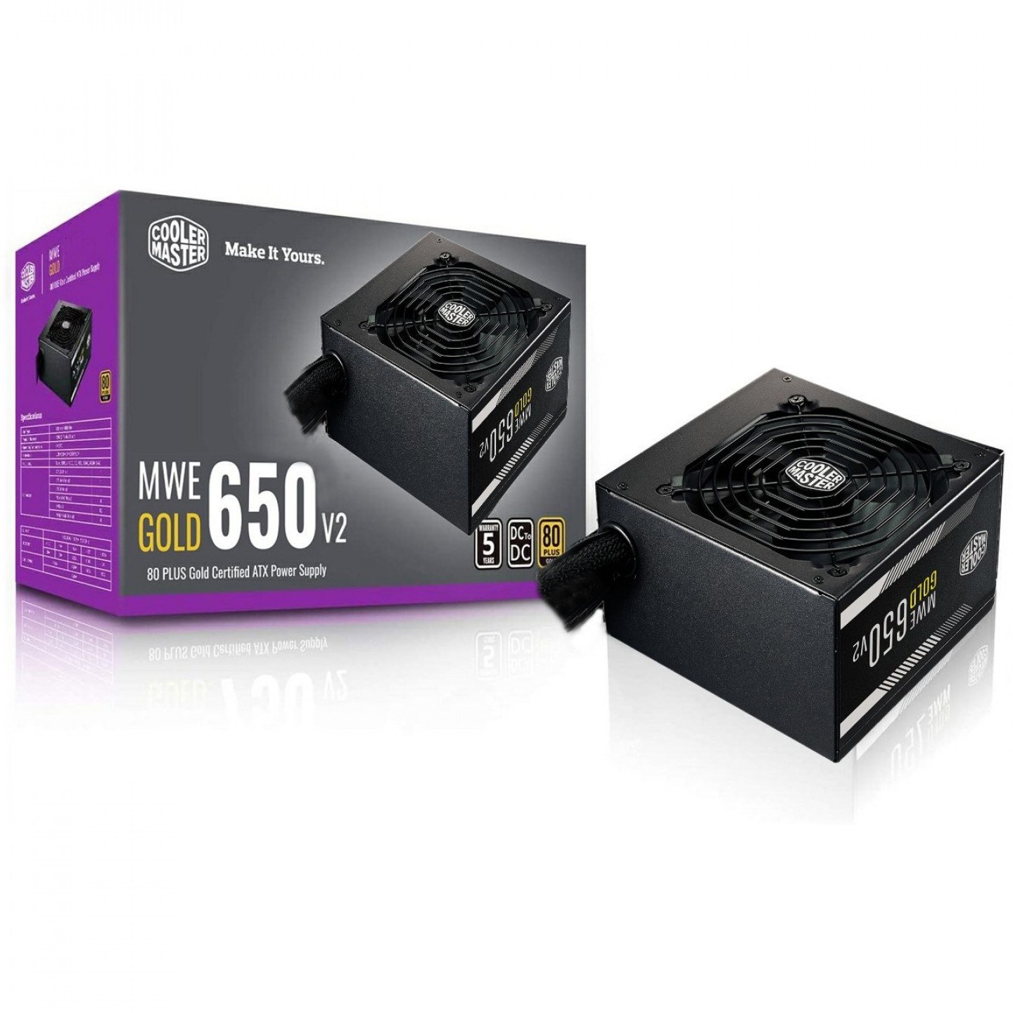 پاور کولرمستر مدل  CoolerMaster MWE 650 BRONZE – V2