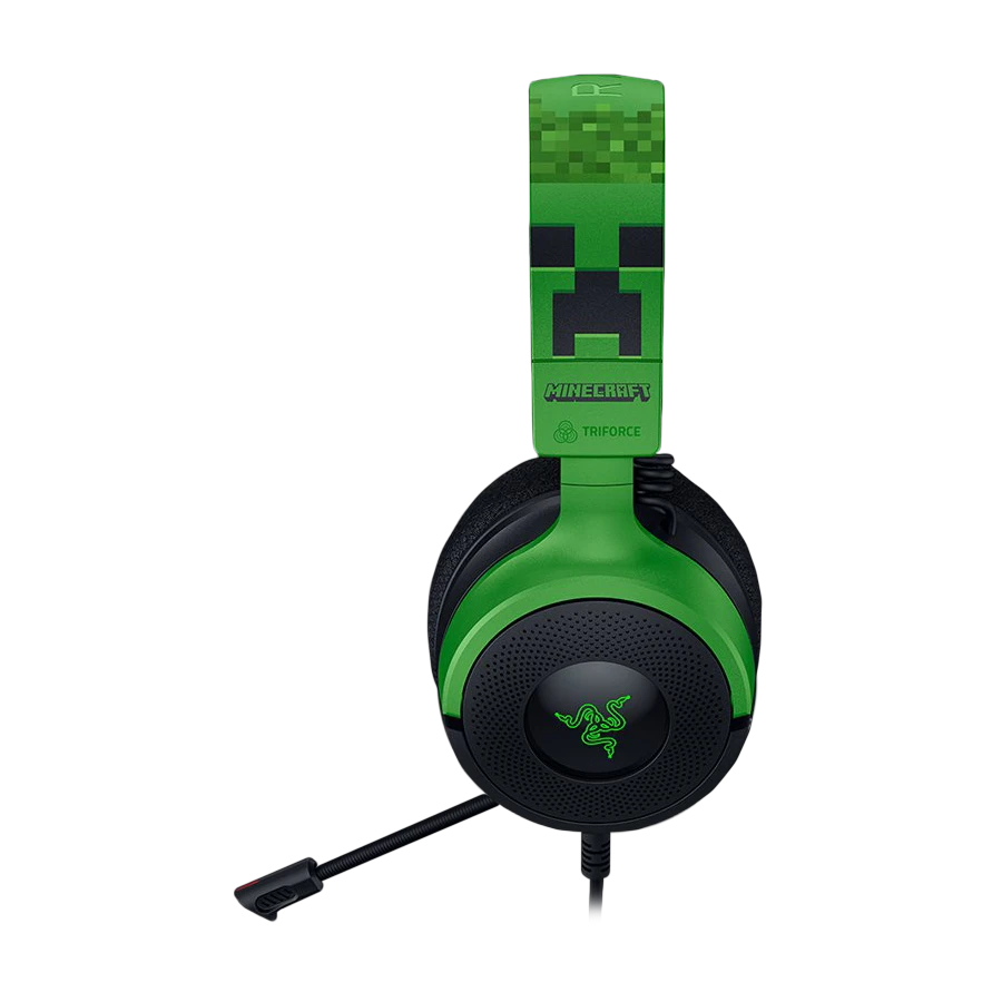 هدست ریزر مدل Razer Kraken V4 X Minecraft Edition Wired