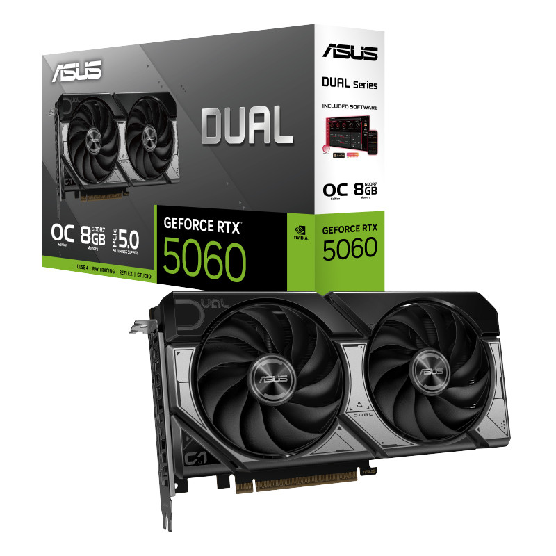 کارت گرافیک ایسوس مدل ASUS Dual RTX 5060 OC 8GB