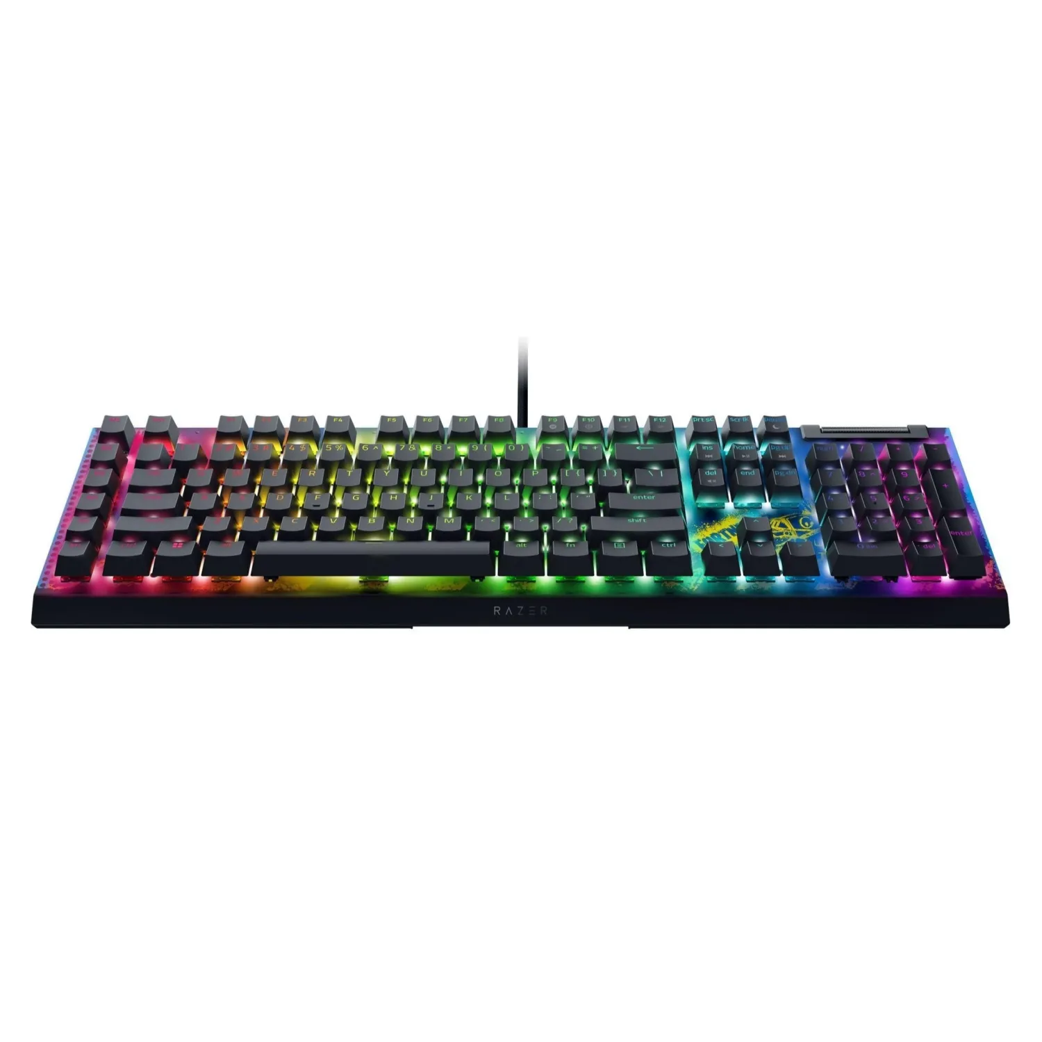 کیبورد ریزر مدل Razer Blackwidow V4 X Fortnite Edition