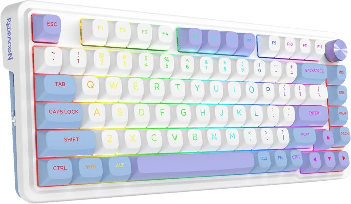 کیبورد ردراگون مدل Redragon UCAL MAX K673 WBP RGB