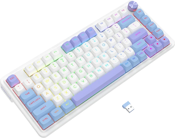 کیبورد ردراگون مدل Redragon UCAL MAX K673 WBP RGB