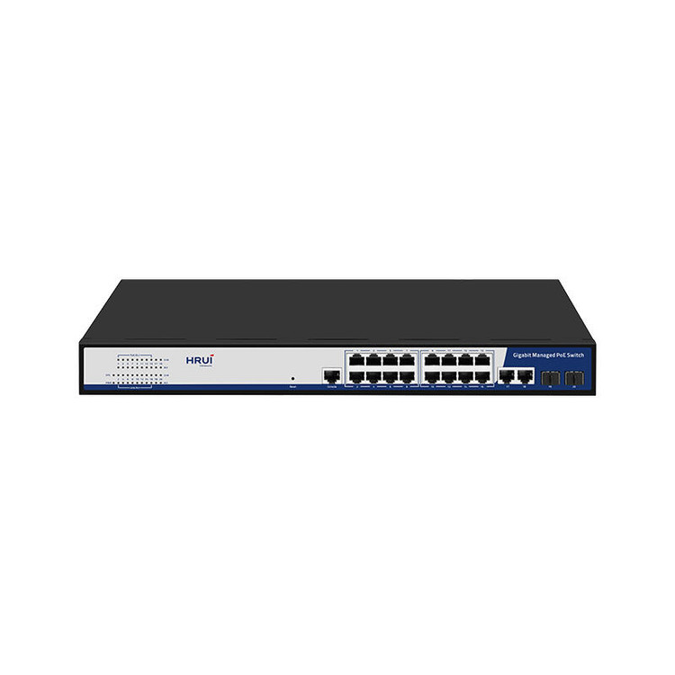 سوئیچ مدیریتی PoE گیگ اچ ار یو ای HRUI HR-AFGM-1622S-300