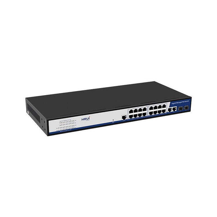 سوئیچ مدیریتی PoE گیگ اچ ار یو ای HRUI HR-AFGM-1622S-300