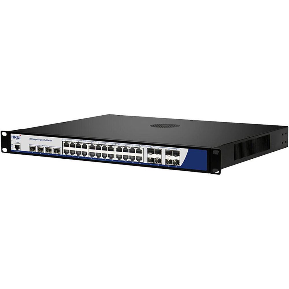 سوئیچ مدیریتی PoE گیگ HRUI HR-AFGM-SWTG342408S-400